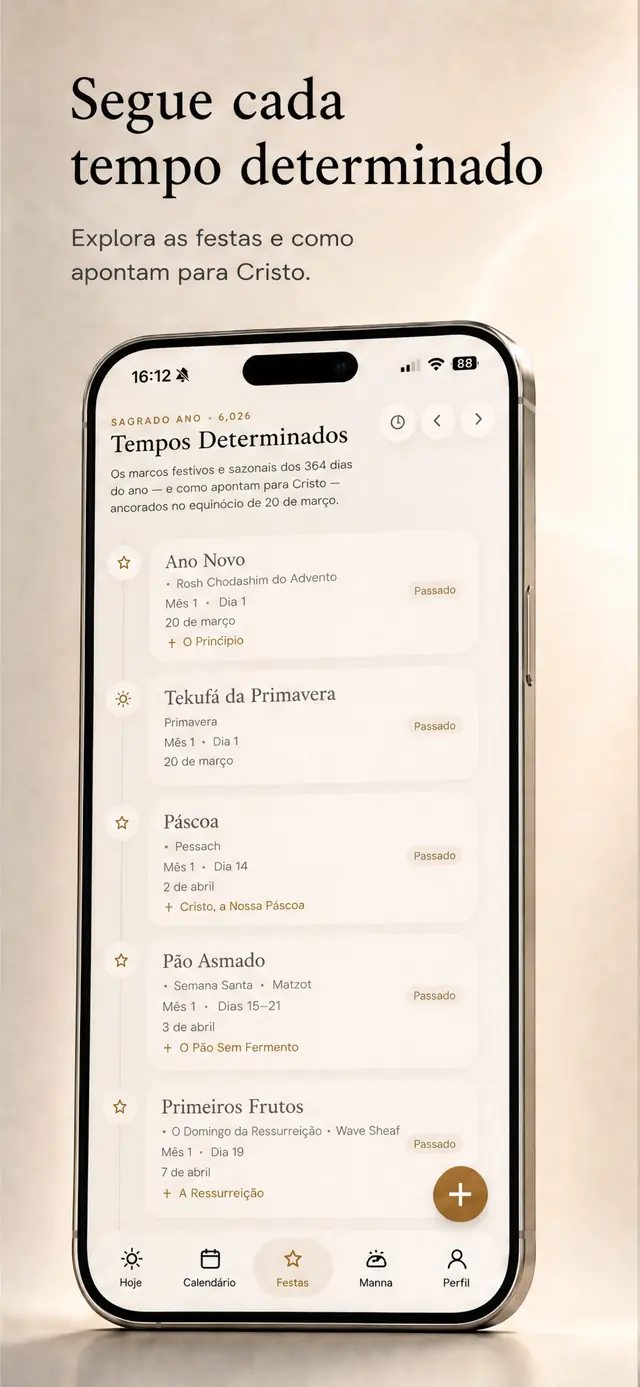 Tempos determinados no Day 4: as festas do ano com suas datas